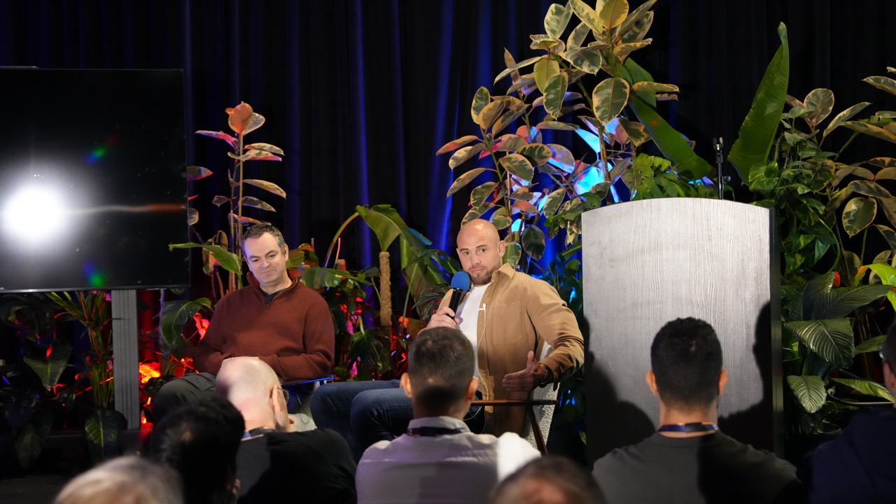 Craig Whiting and Jon Freedman at the HFT to Enterprise Banking panel