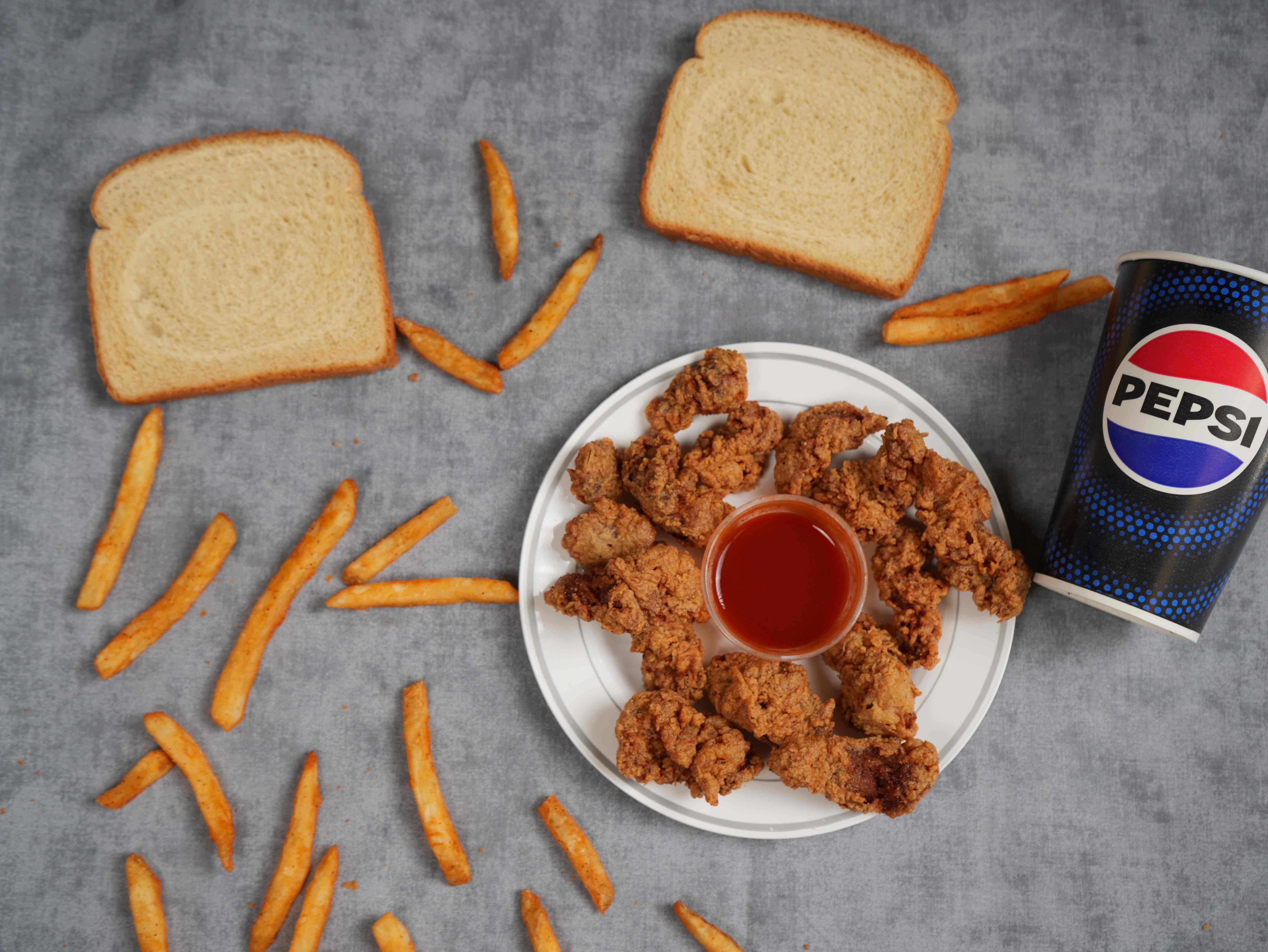 Crispy chicken combo meal