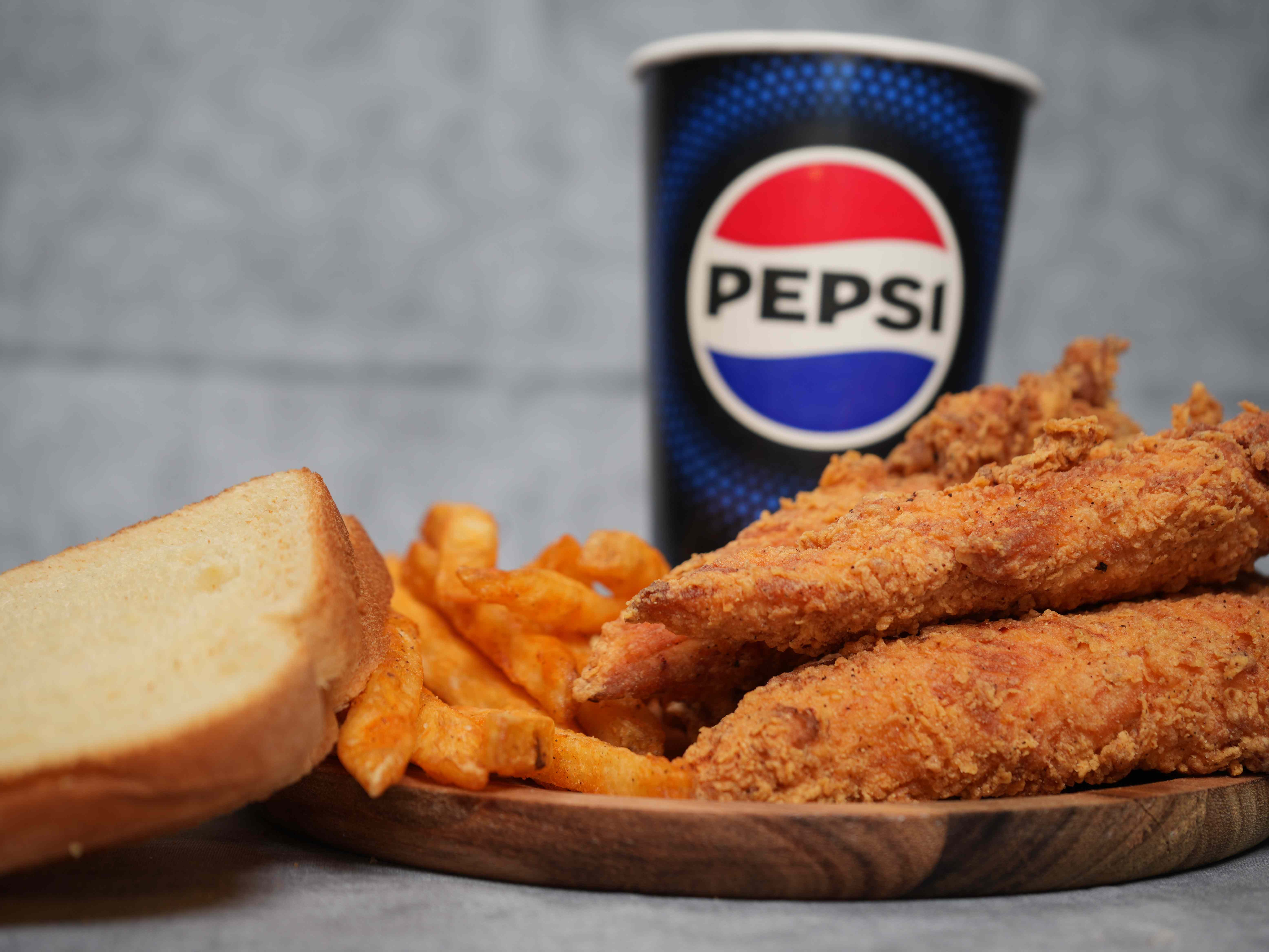 Fresh fried fish combo meal