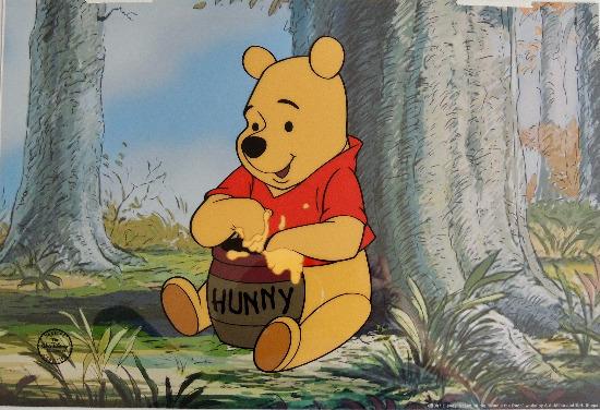 Winnie the Pooh with Honey