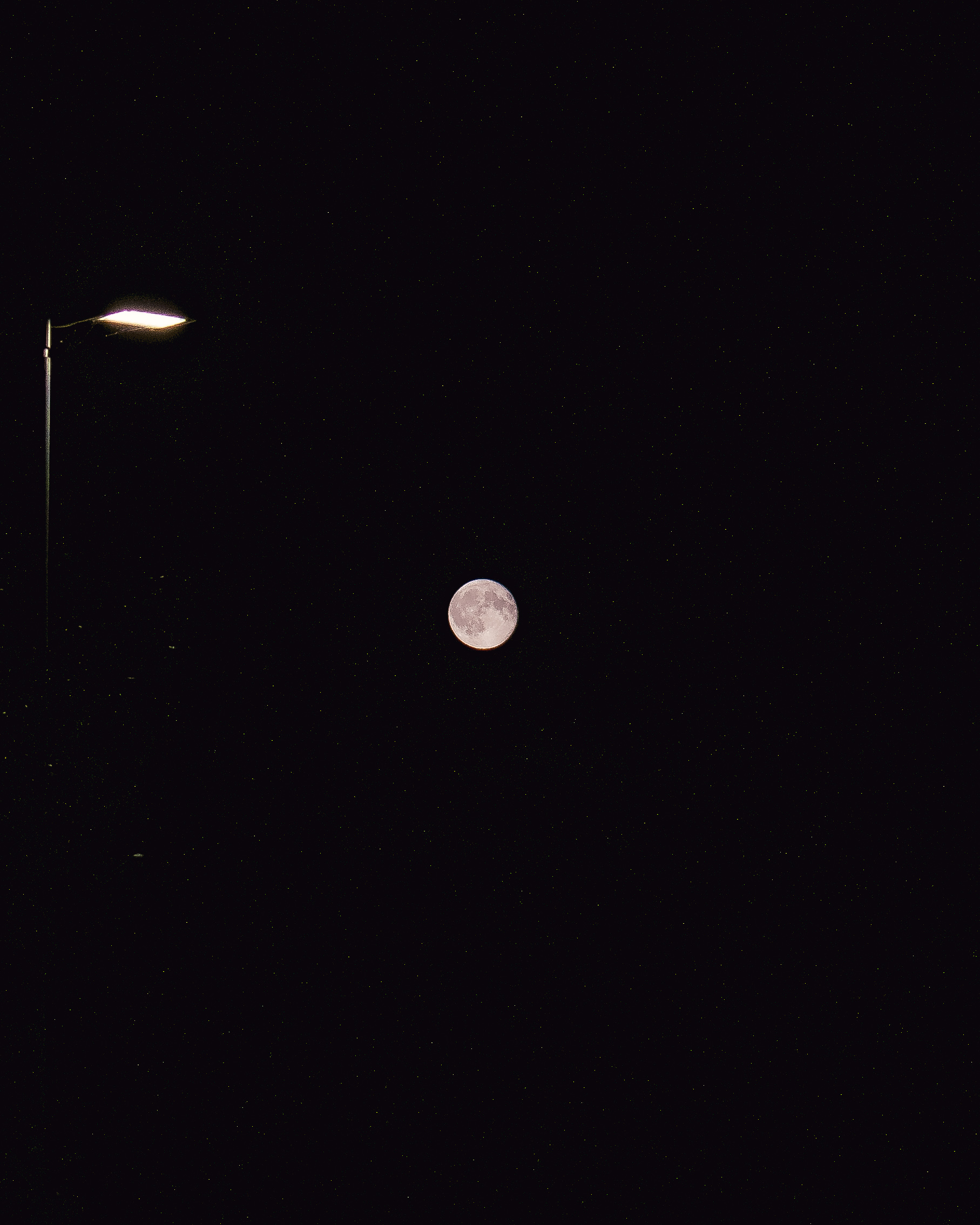 DSC_0029 / Street lamp and moon