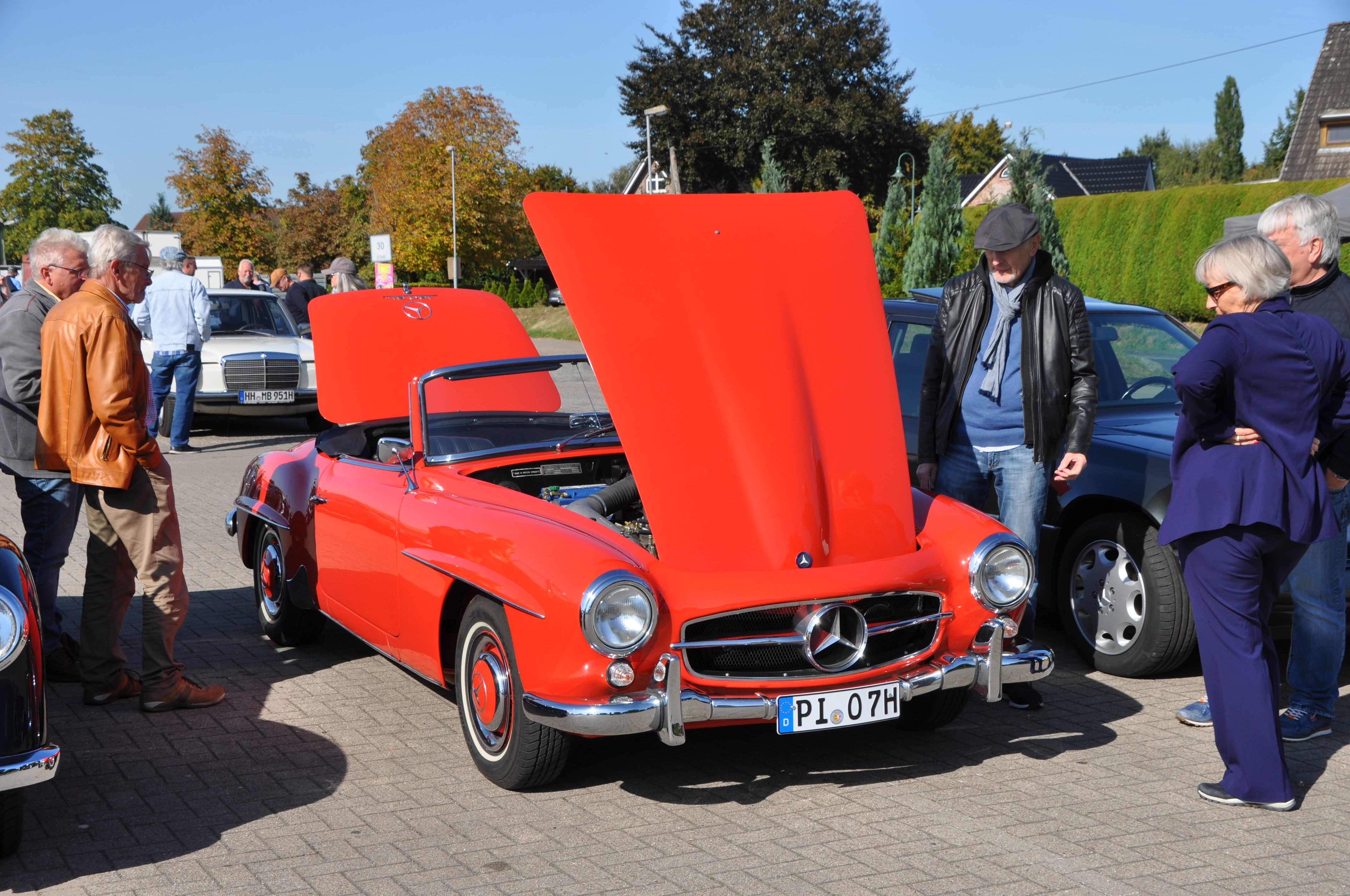 Mercedes Oldtimer Heckpartien