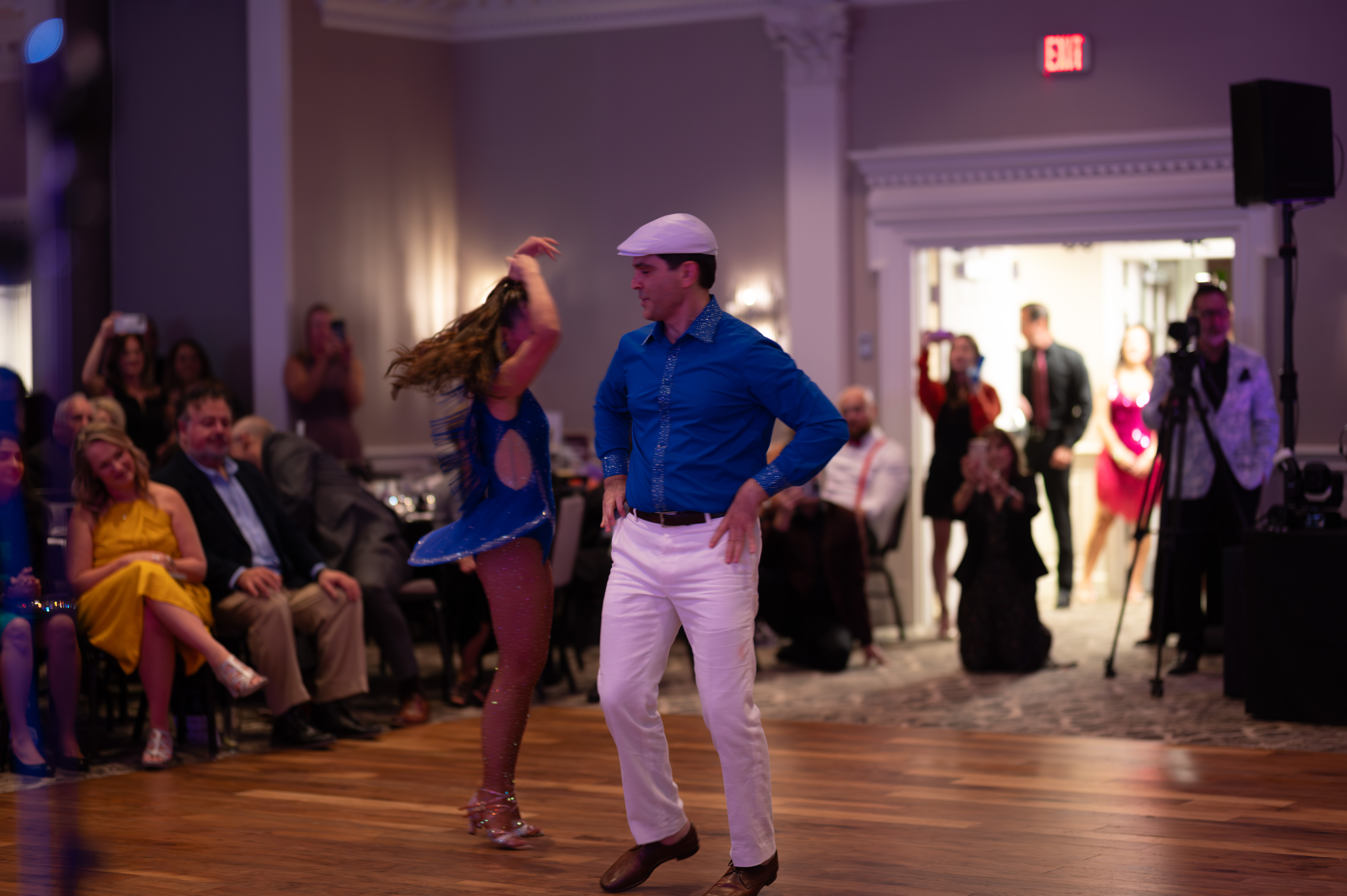 Dynamic spin during dance performance