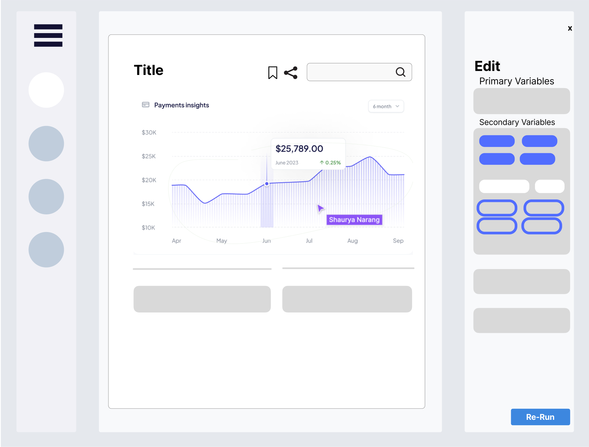 Dashboard Wireframe