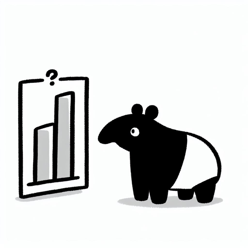 Tapir looking at analytics