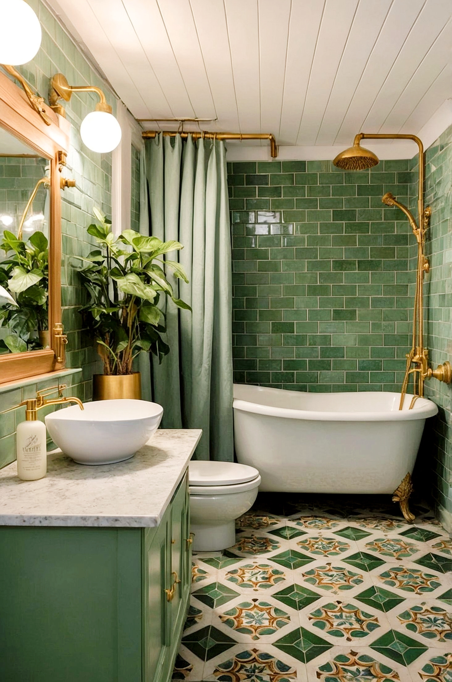 Custom vanity with integrated sink