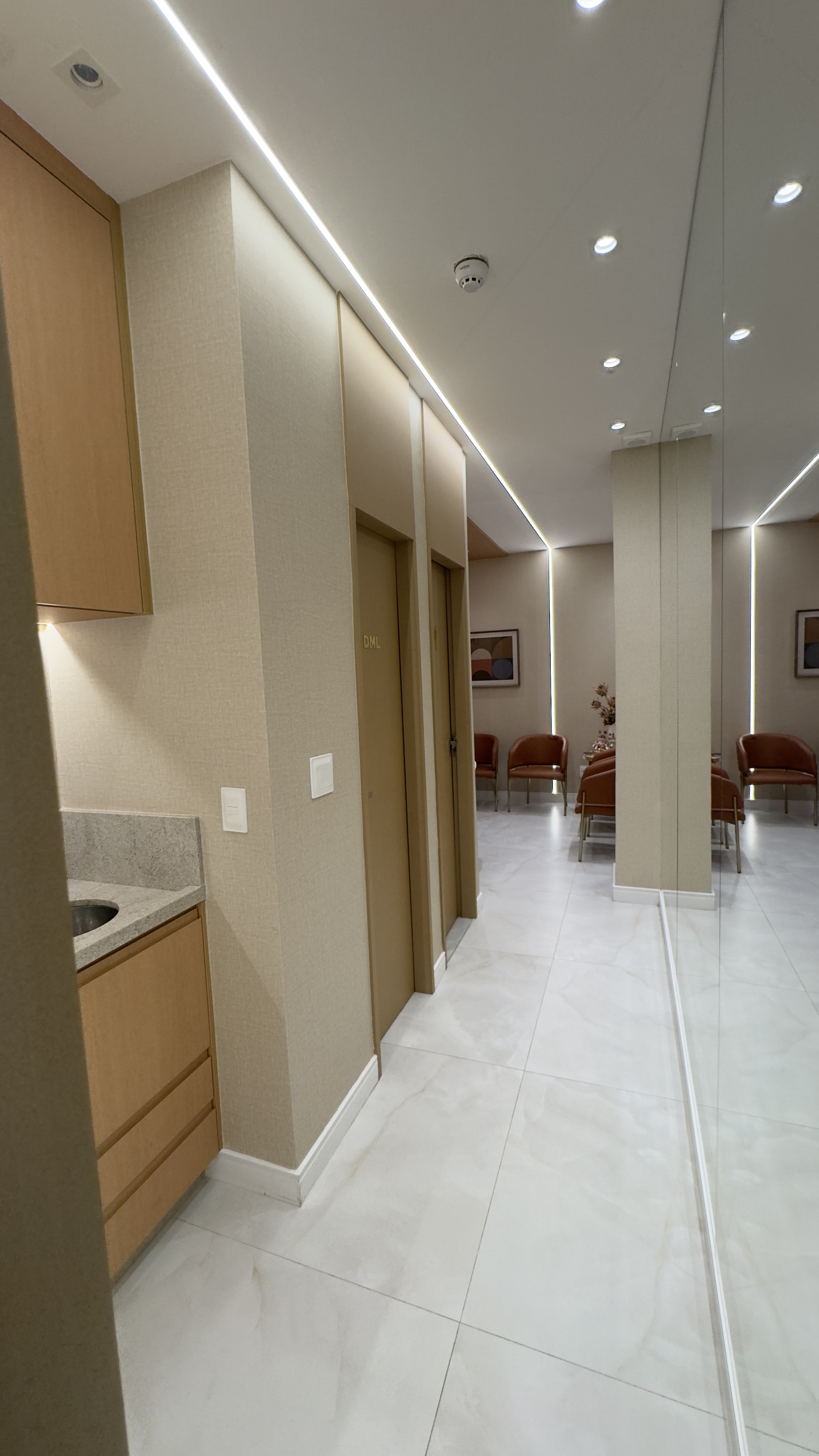 Corredor e Recepção