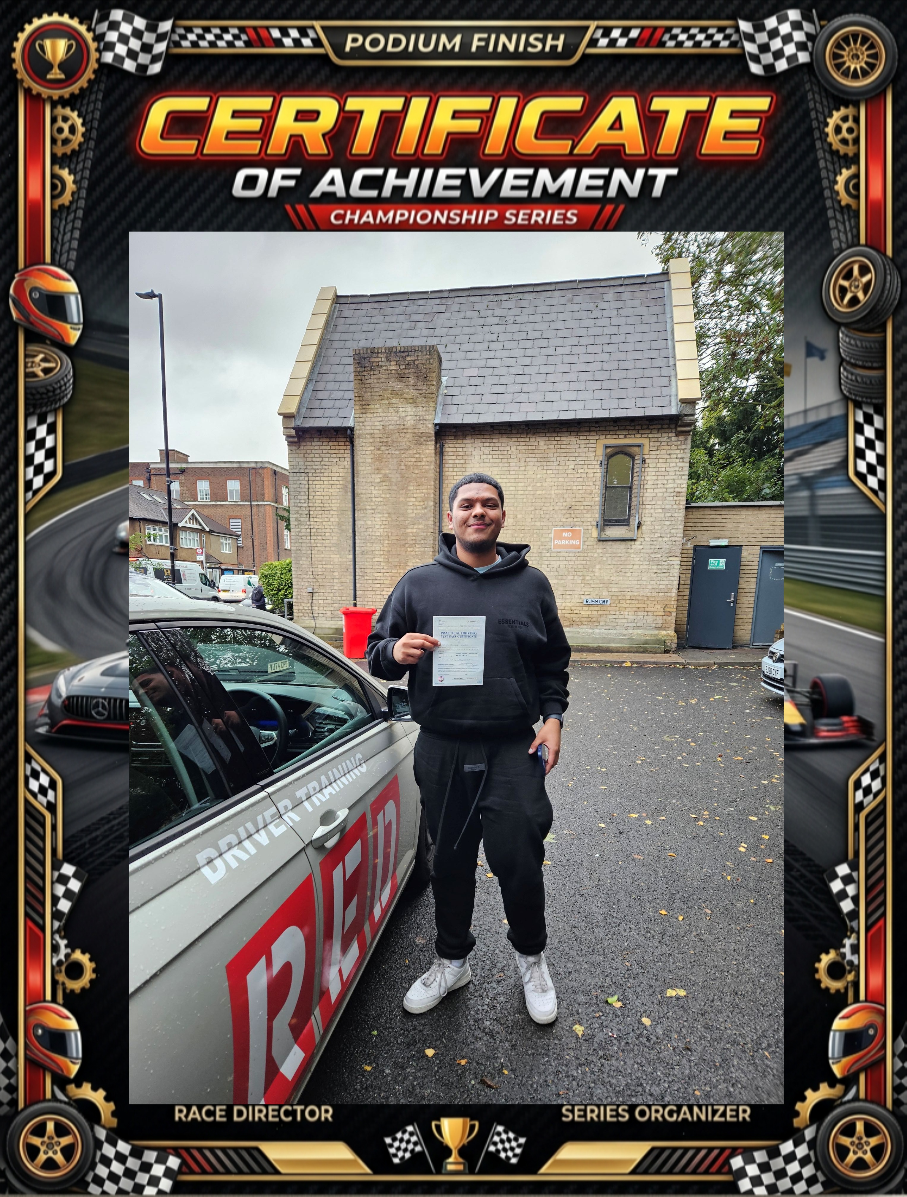 Driving lessons Camden - successful student
