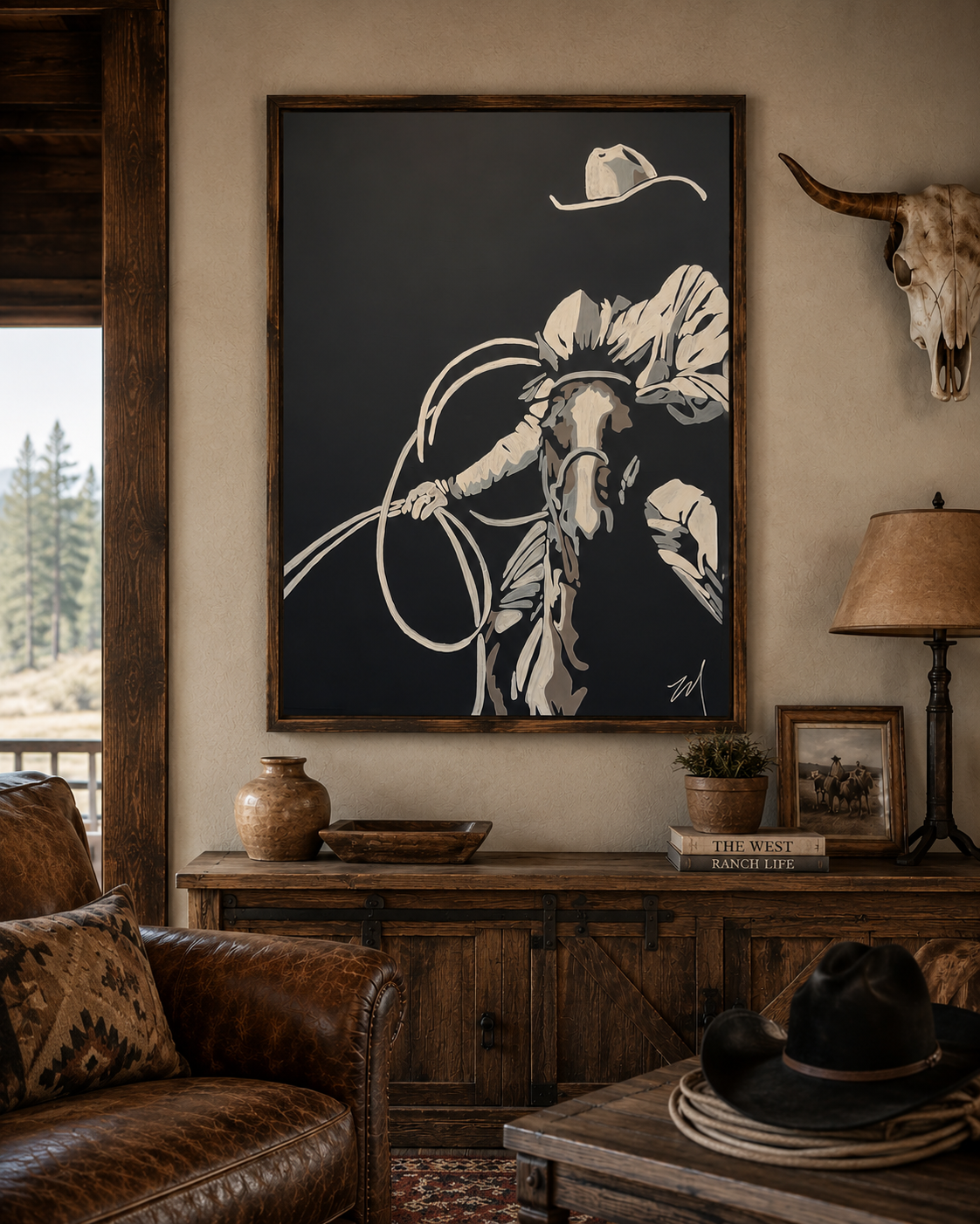Cowboy Silhouette