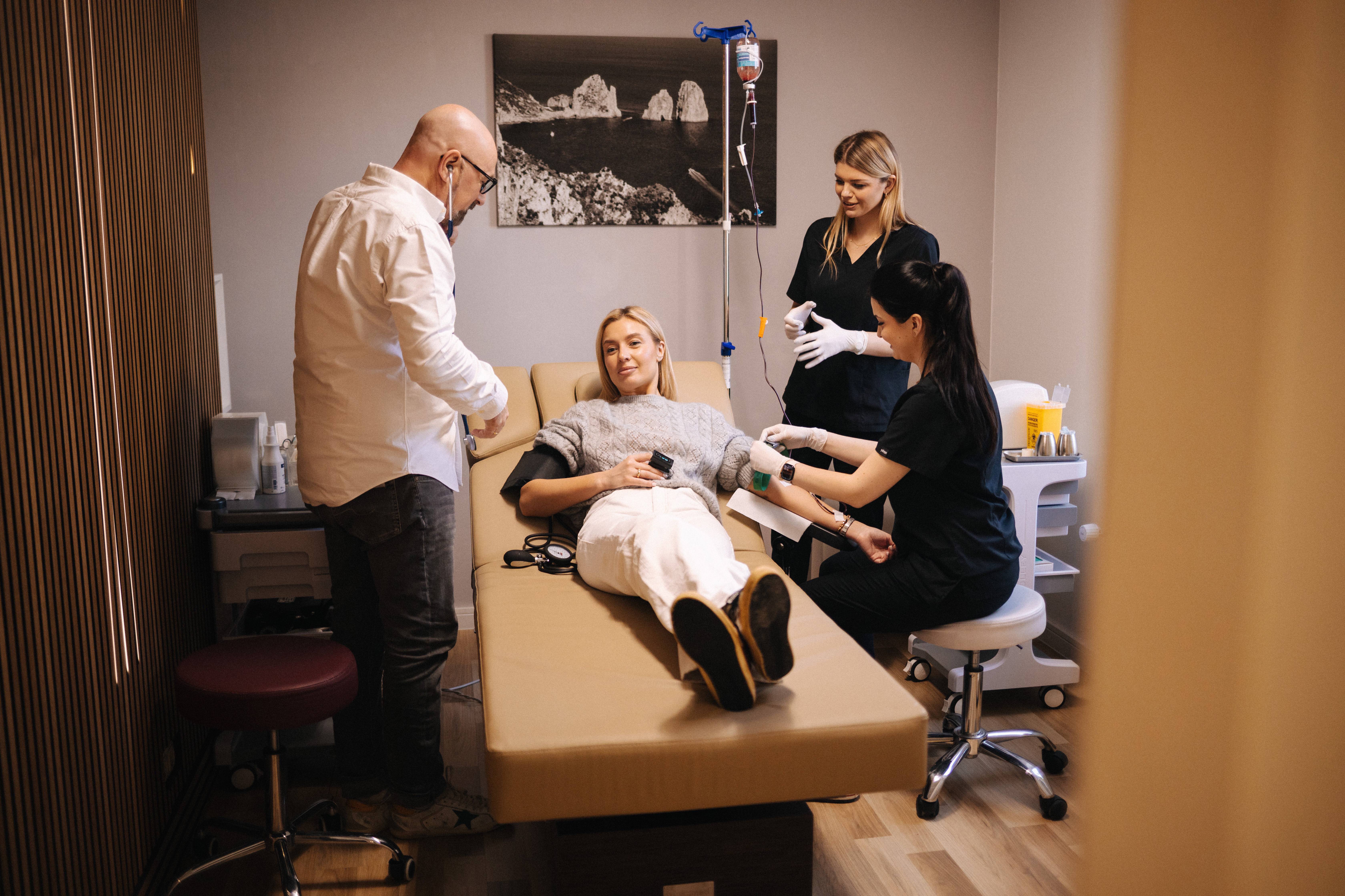 Infusionstherapie mit Team in München-Schwabing