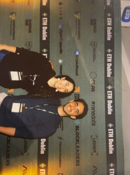 ETH - Dublin, Ireland with my former business partner