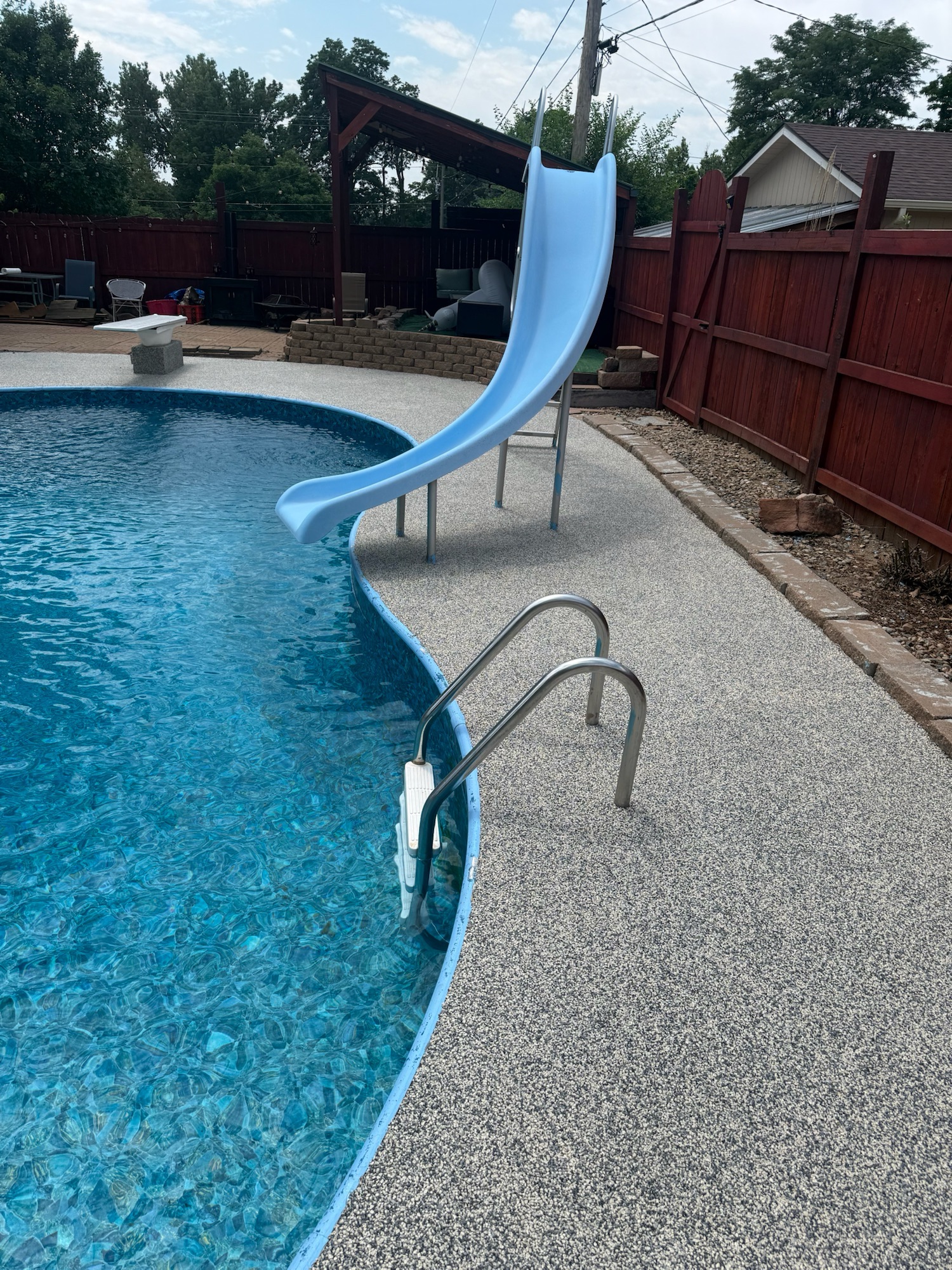 Peeling Pool Deck VUBA Resurfacing - After