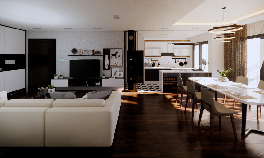 Sala de Estar Moderna