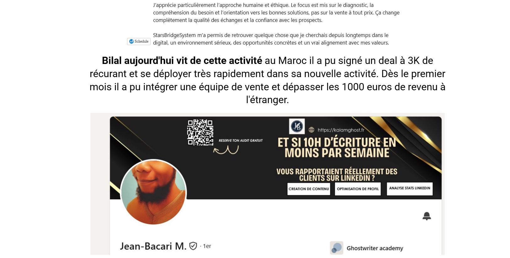 Jean-Bacari temoignage