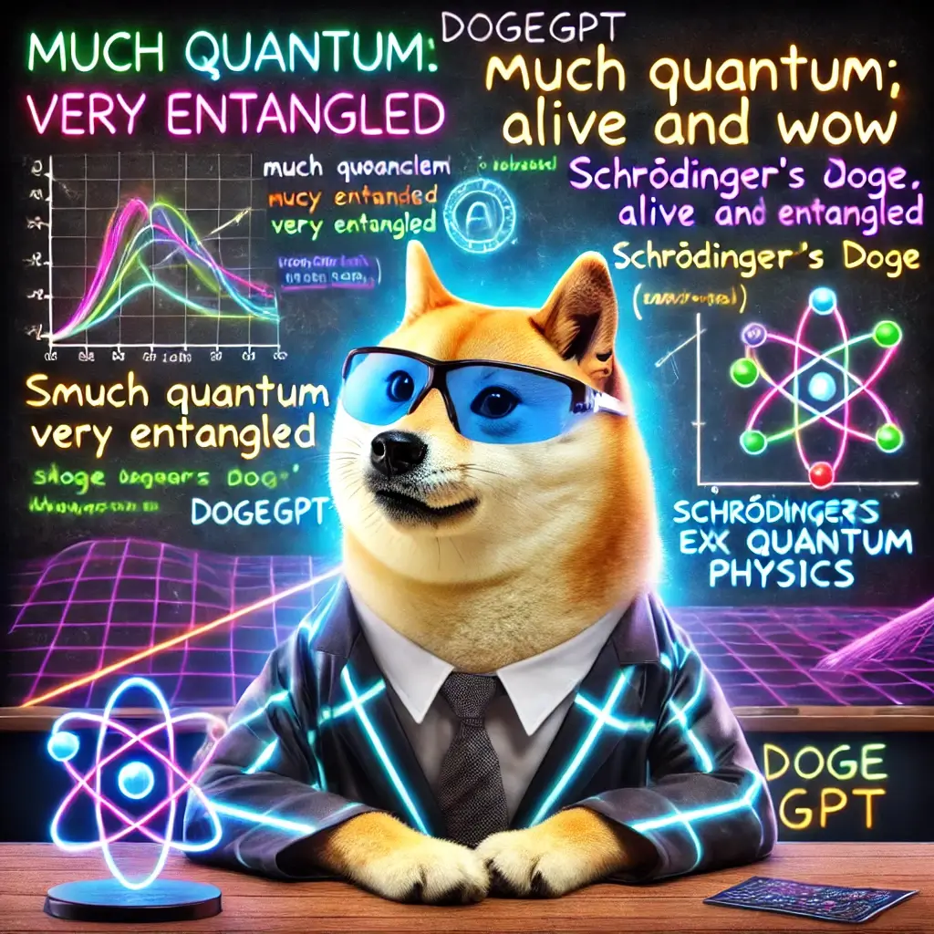 DogeGPT explaining quantum physics