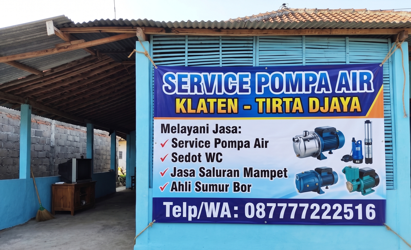 Service Pompa Air Tirta Djaya Klaten