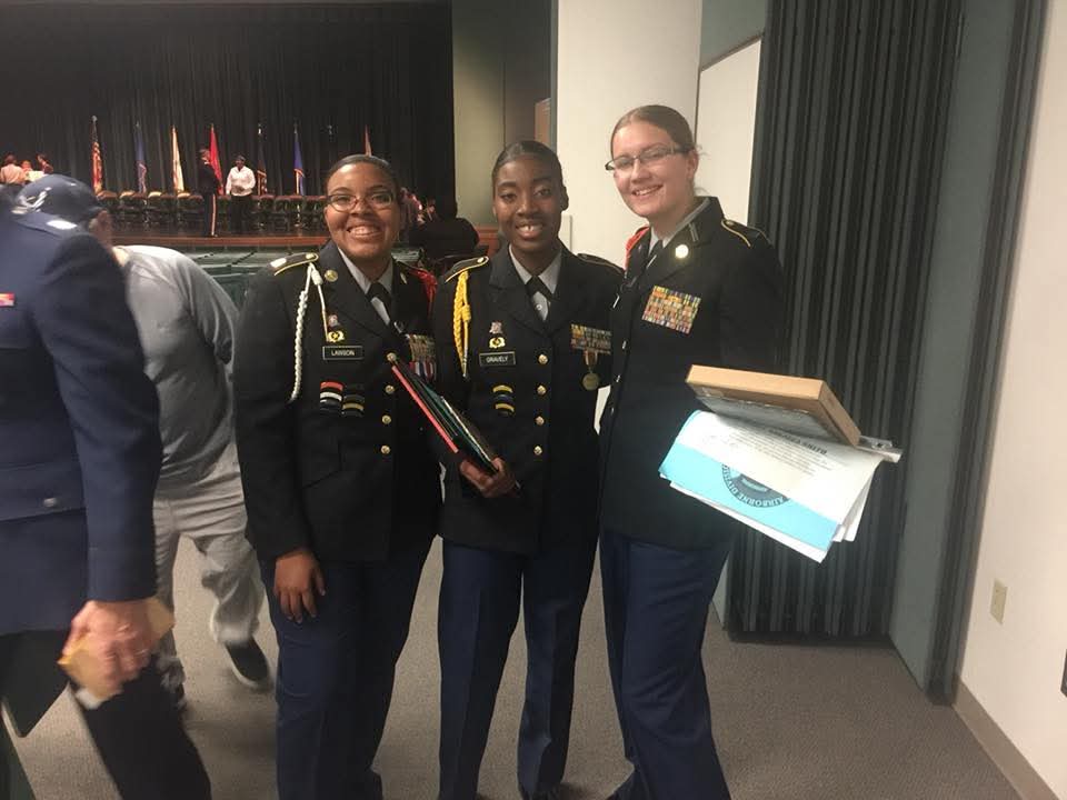 Faith in JROTC uniform