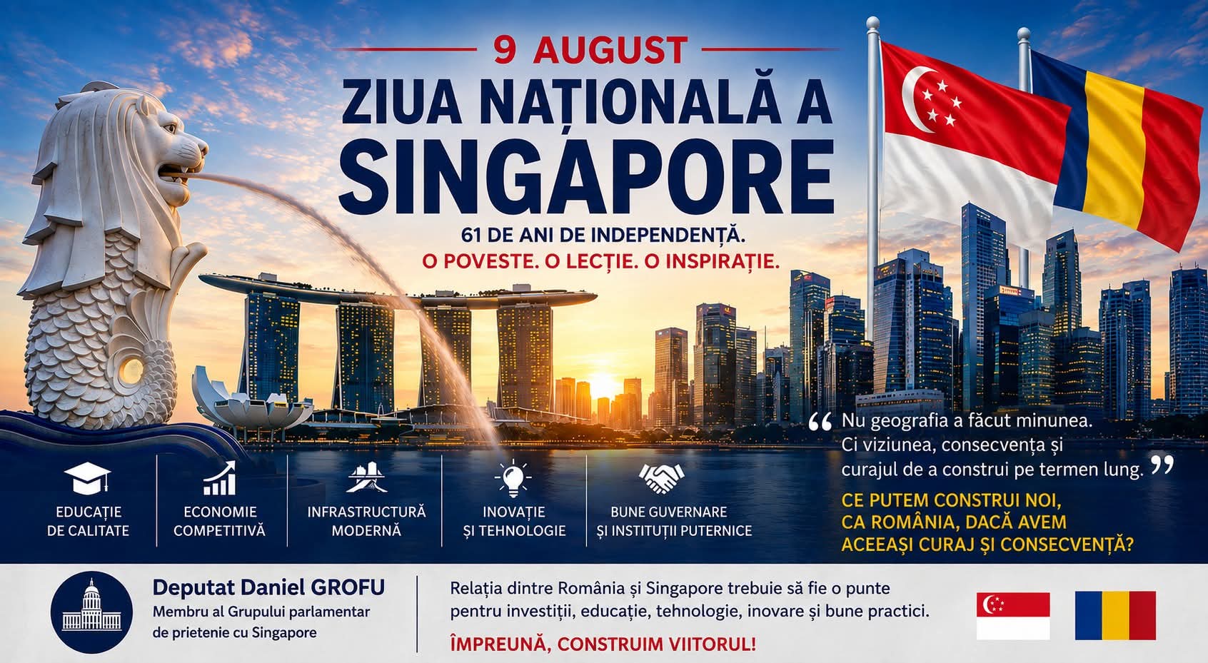 9 august - Ziua Națională a Singaporelui