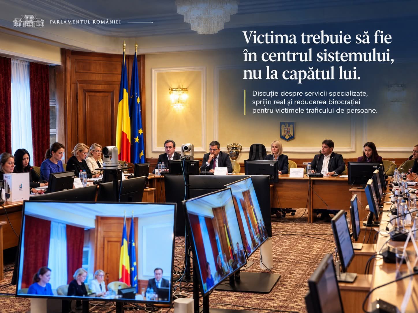 Dezbatere în Parlament despre sprijinul acordat victimelor traficului de persoane