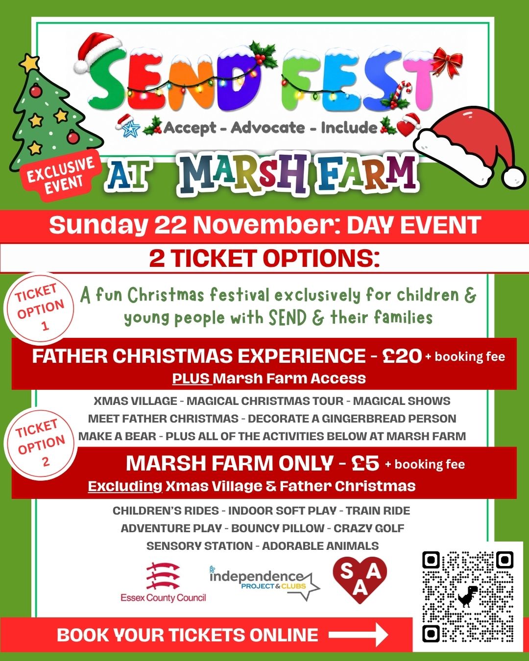 SEND Fest Christmas at Marsh Farm event