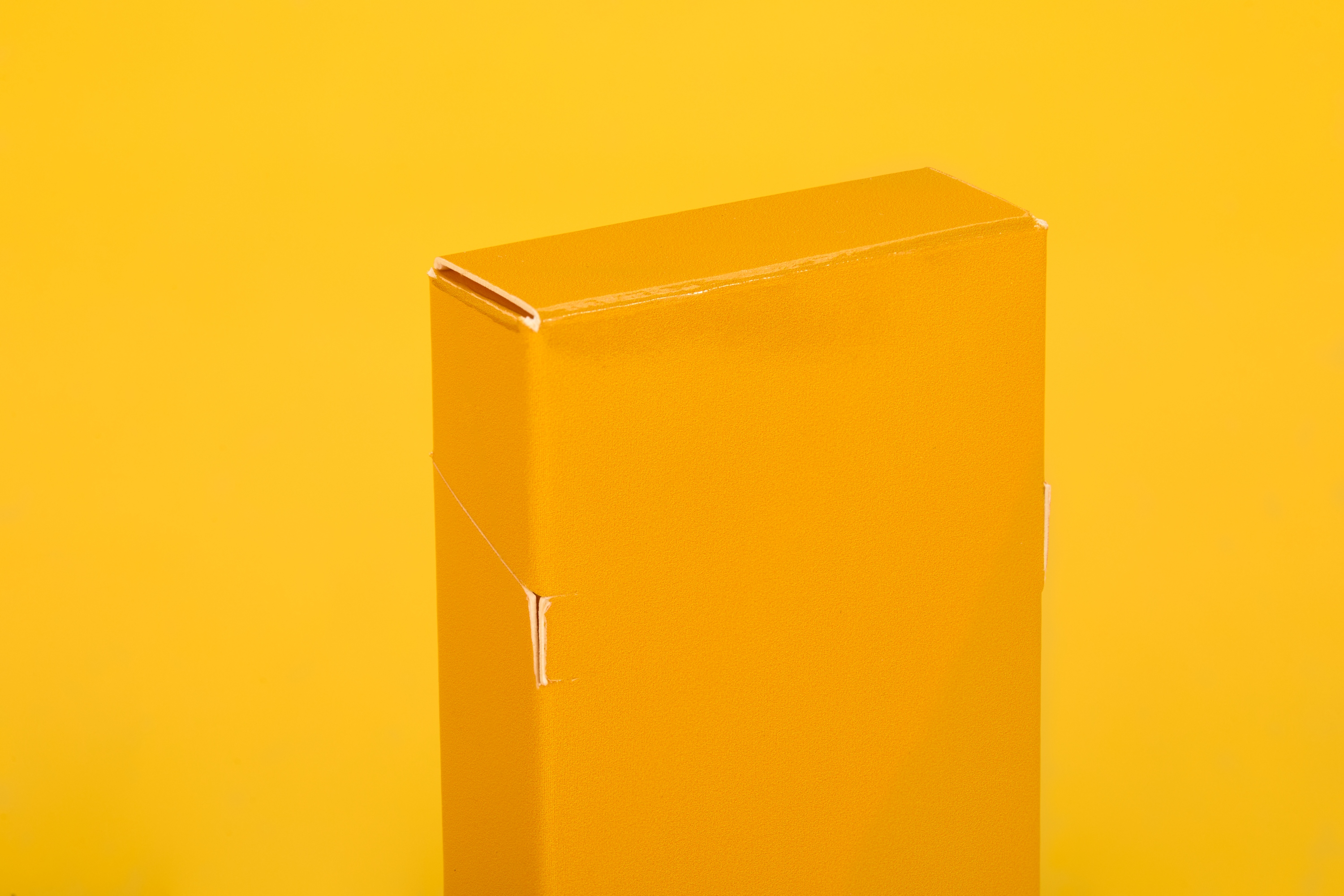 Peel N Tear box sealed showing perforated tear line