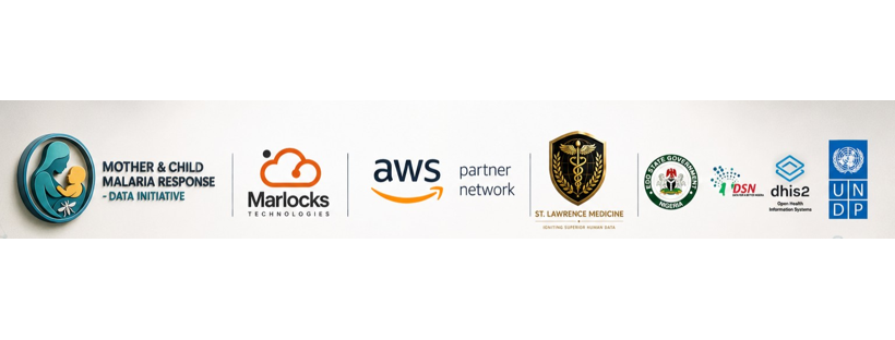 Strategic Partners: Mother & Child Malaria Response Data Initiative, Marlocks Technologies, AWS Partner Network, St. Lawrence Medicine, Edo State Government, DSN Edo, DHIS2, UNDP