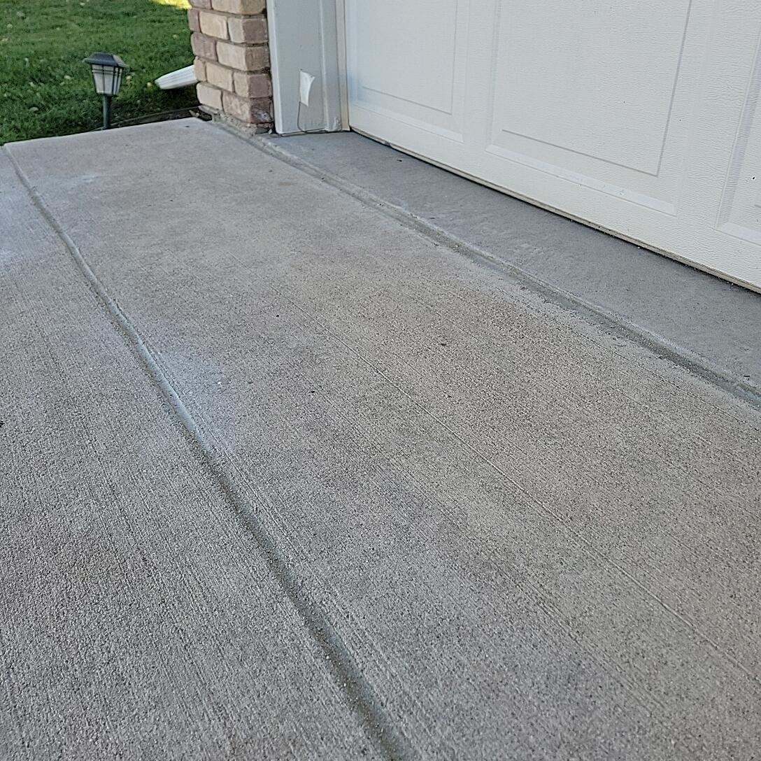 Garage Apron Joint Sealing - After