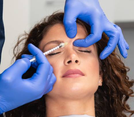 Faltenbehandlung mit Botulinumtoxin (Botox)