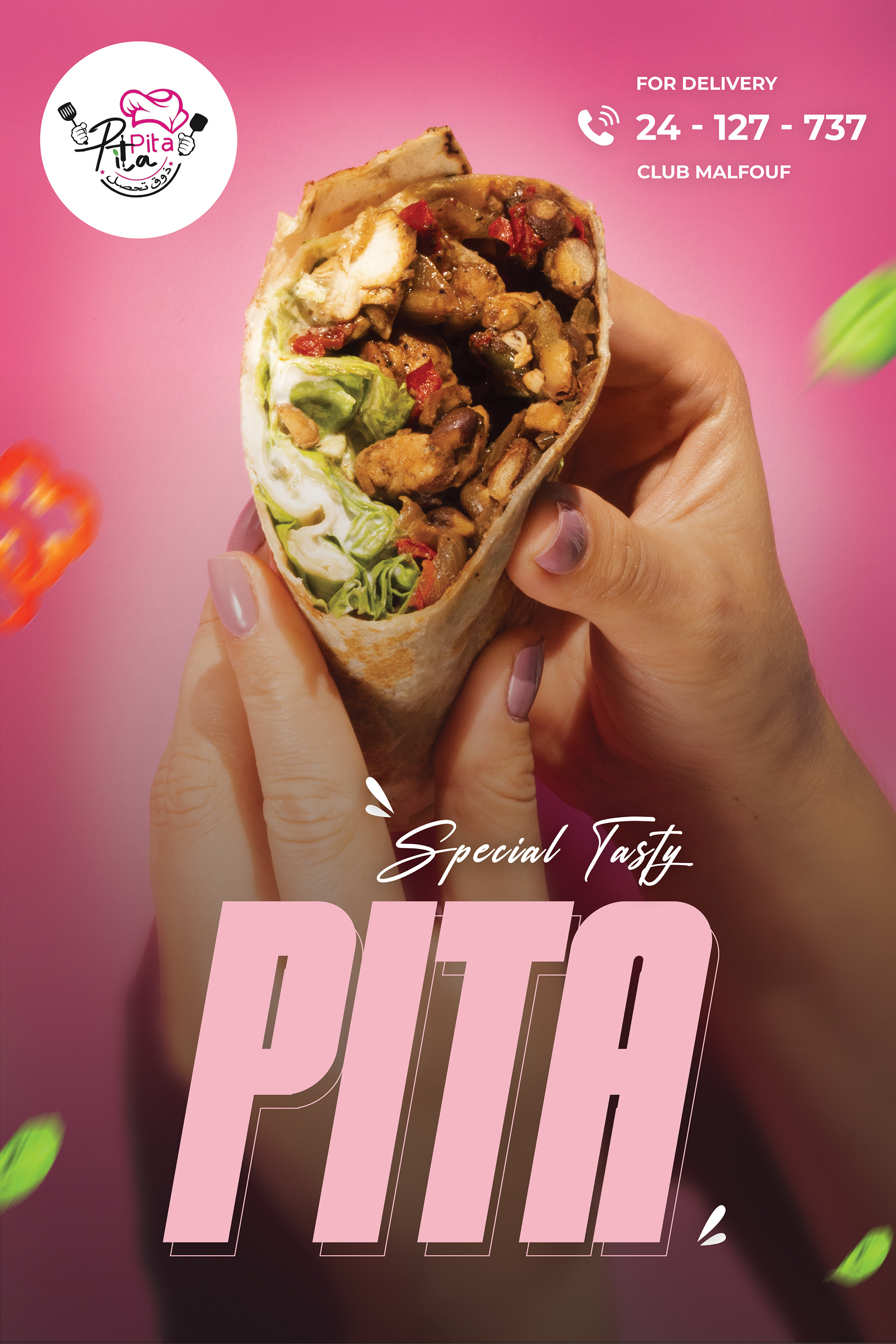 Special Tasty Pita — Social Poster
