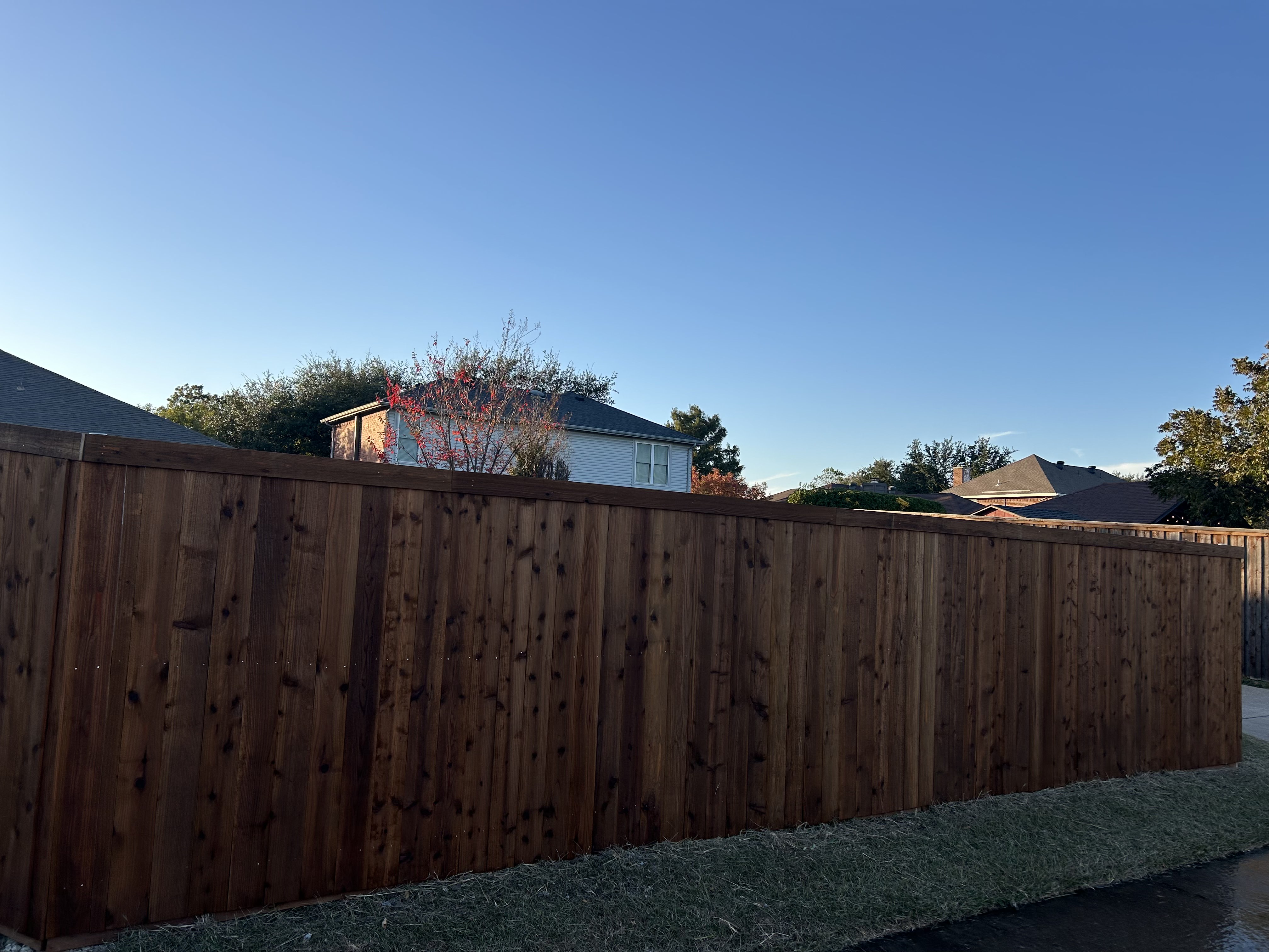 New Fence Installation