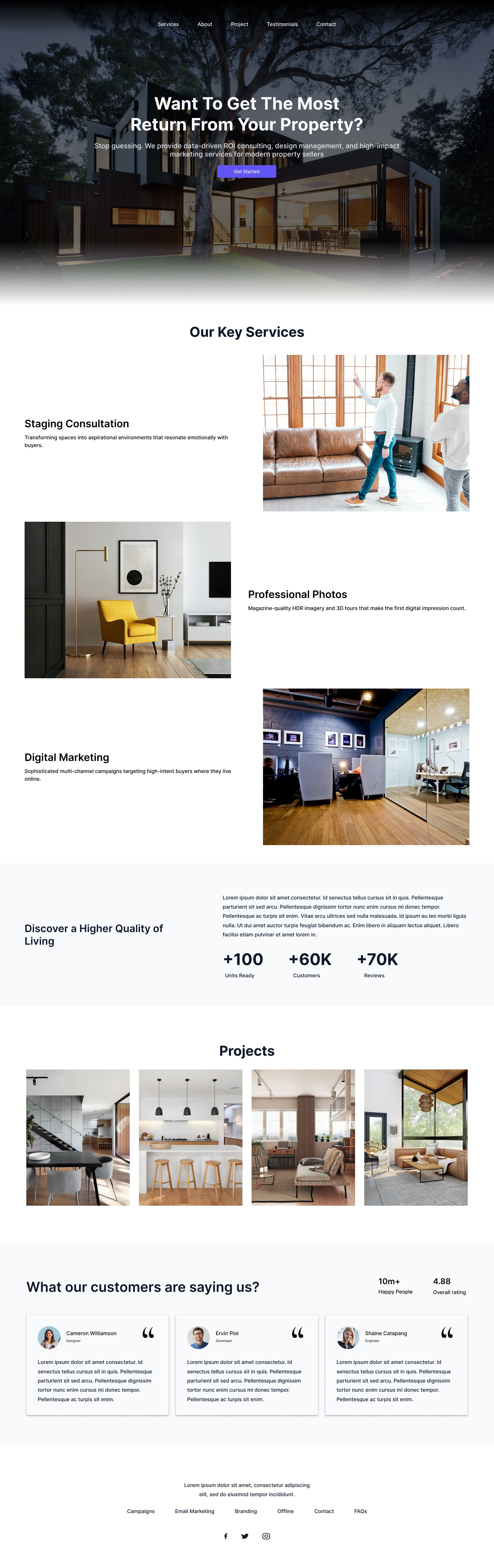 Real Estate Staging - Portfolio