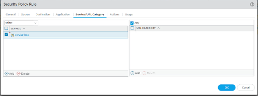 Firewall Rule Configuration