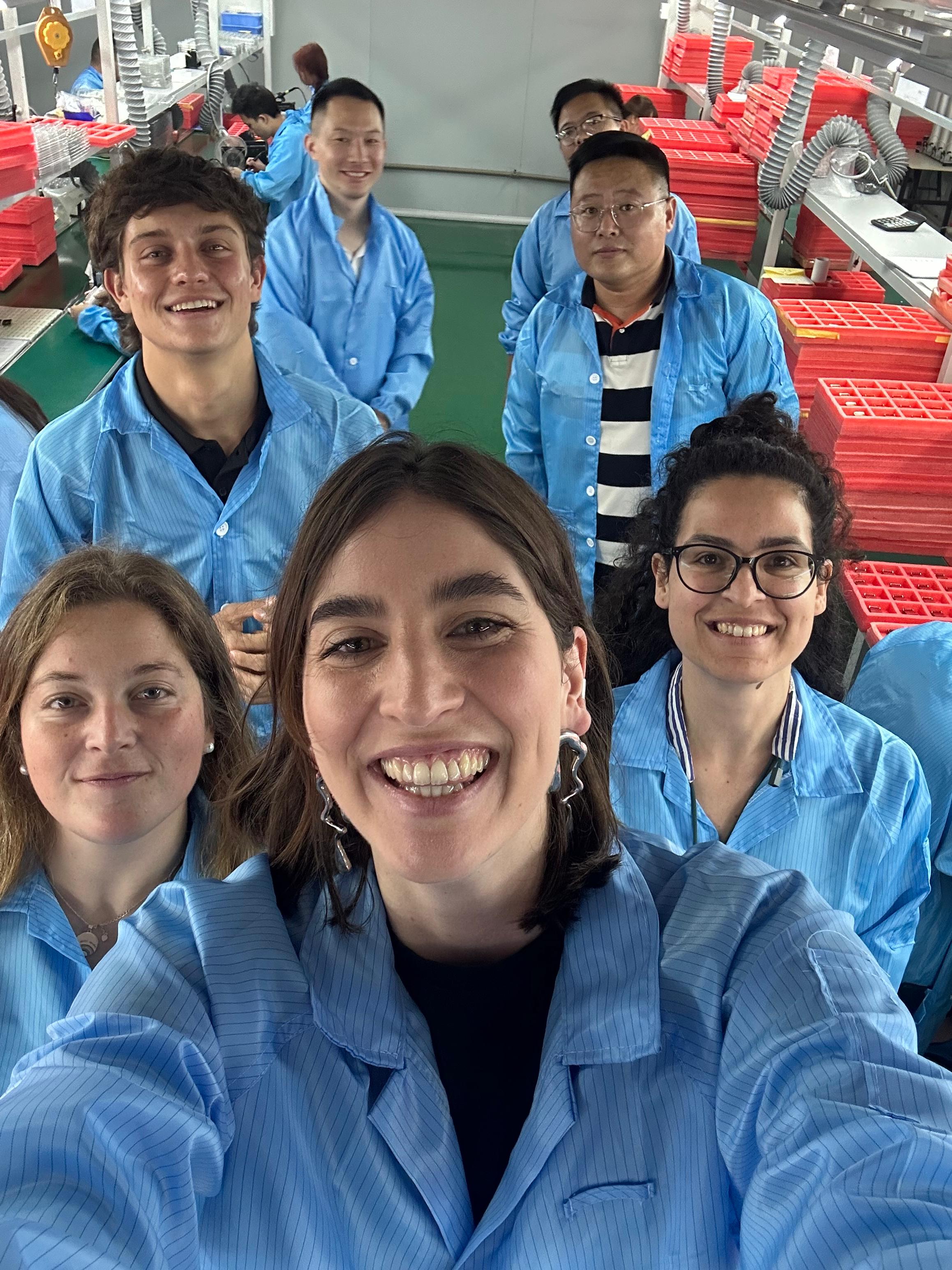 Visita a fábrica en China