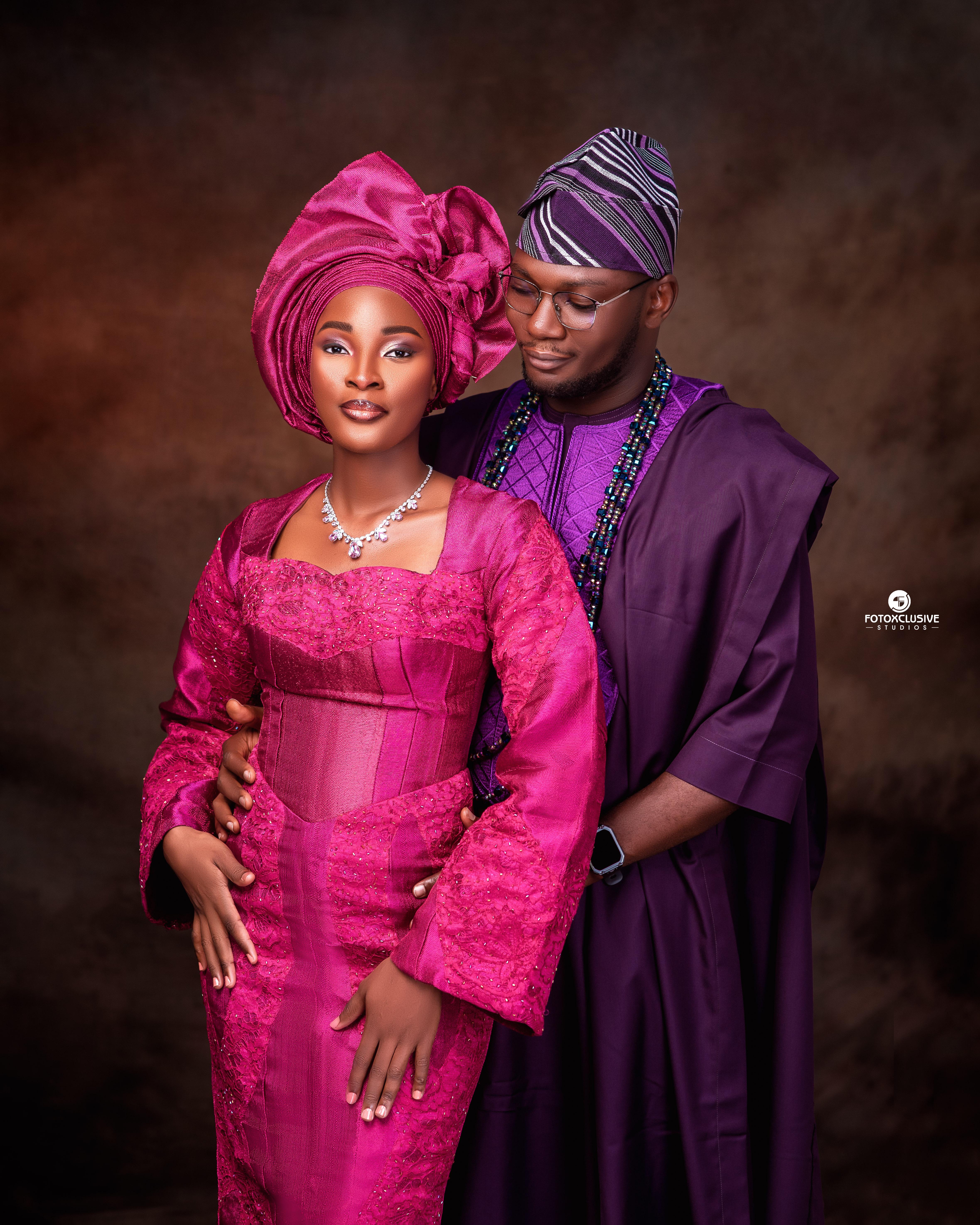 Joy & Kelechi - Traditional portraits together