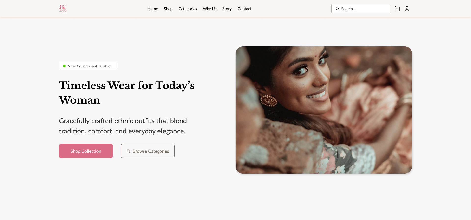 Deepa Creation project preview