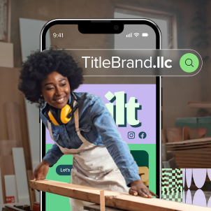 TitleBrand.llc phone mockup