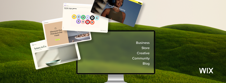 Wix templates showcase