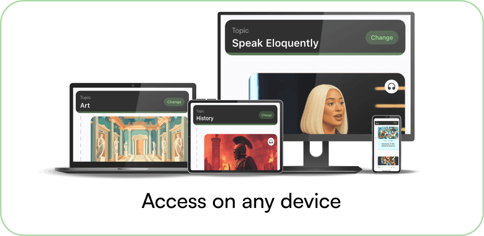 Access on any device