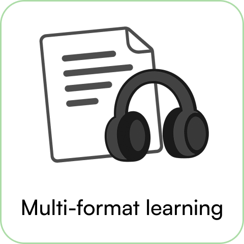 Multi-format learning