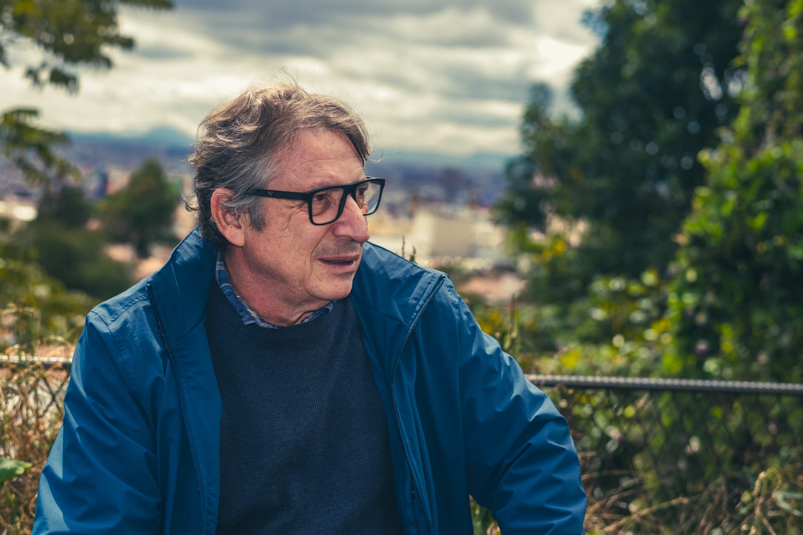 Francesc Badia i Dalmases outdoors in Bogotá