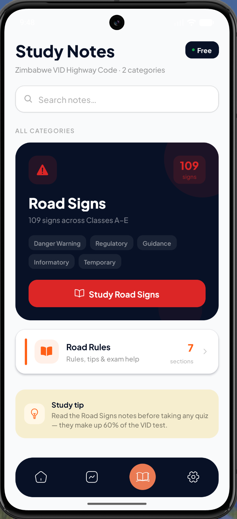Free Study Notes