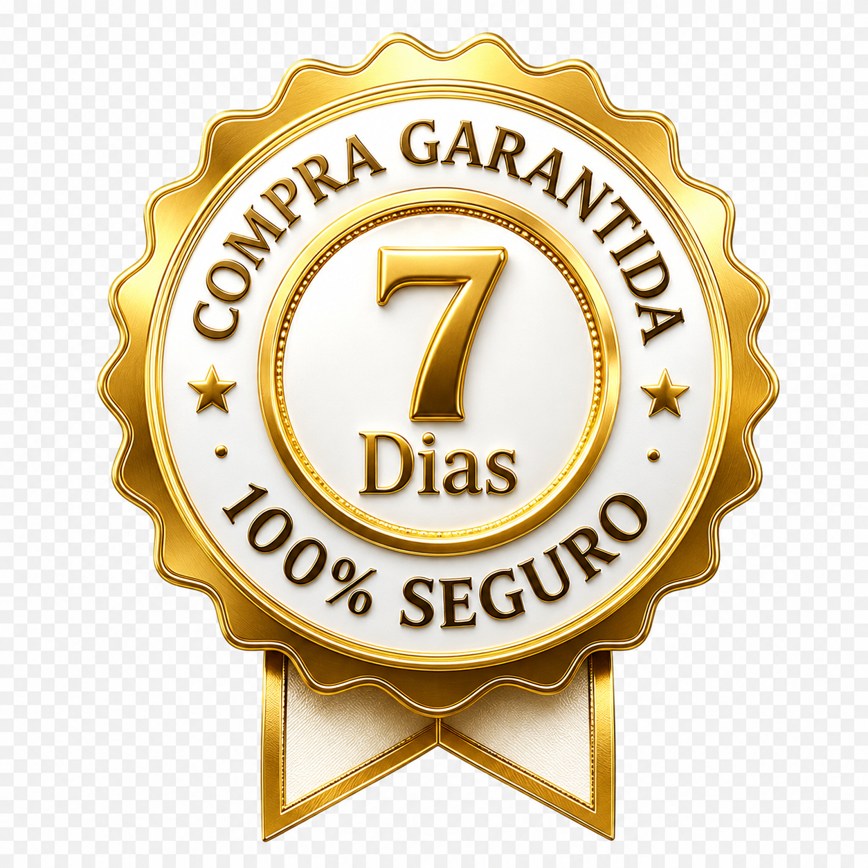 Selo de Garantia 7 Dias - 100% Seguro