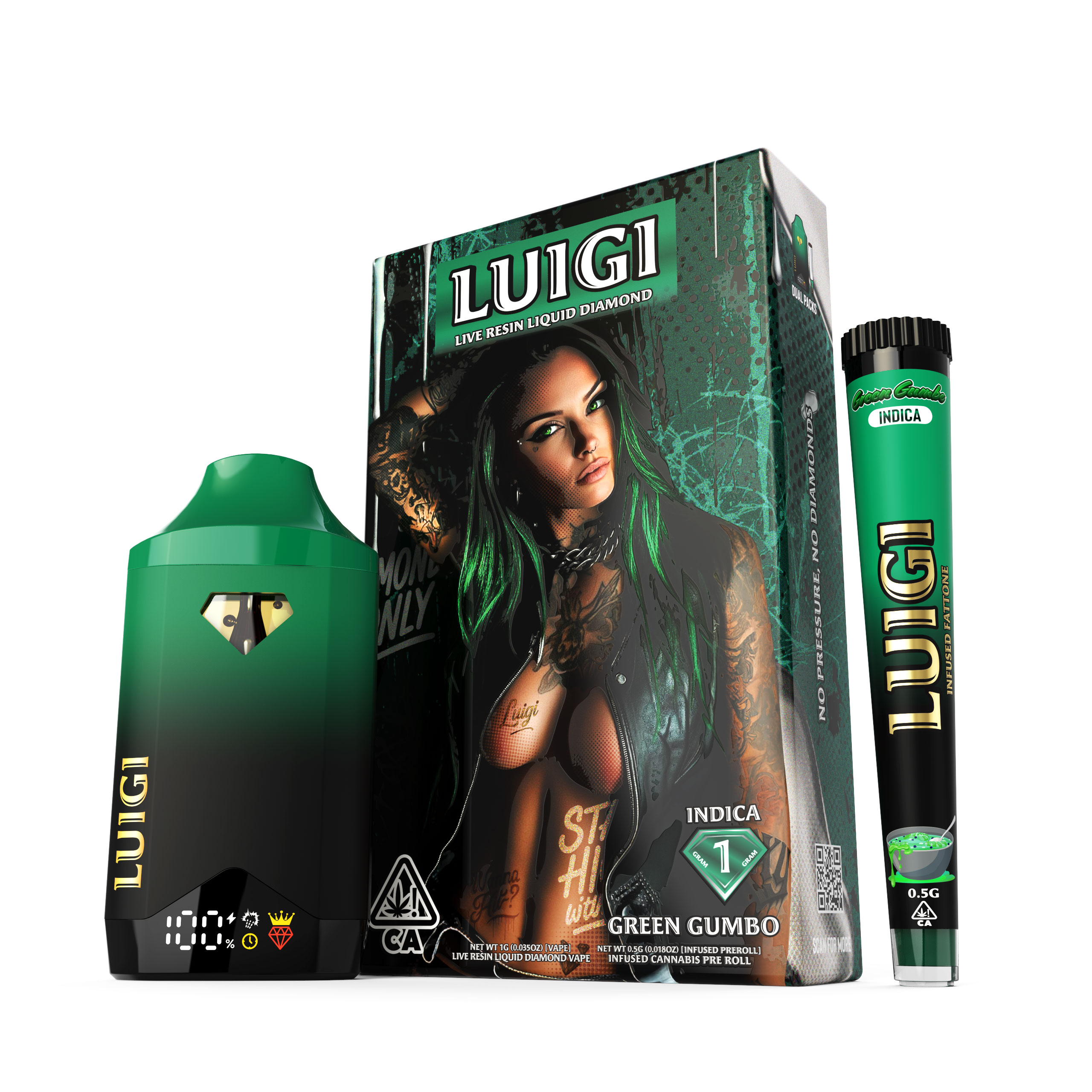 Green Gumbo V6 Dual Pack