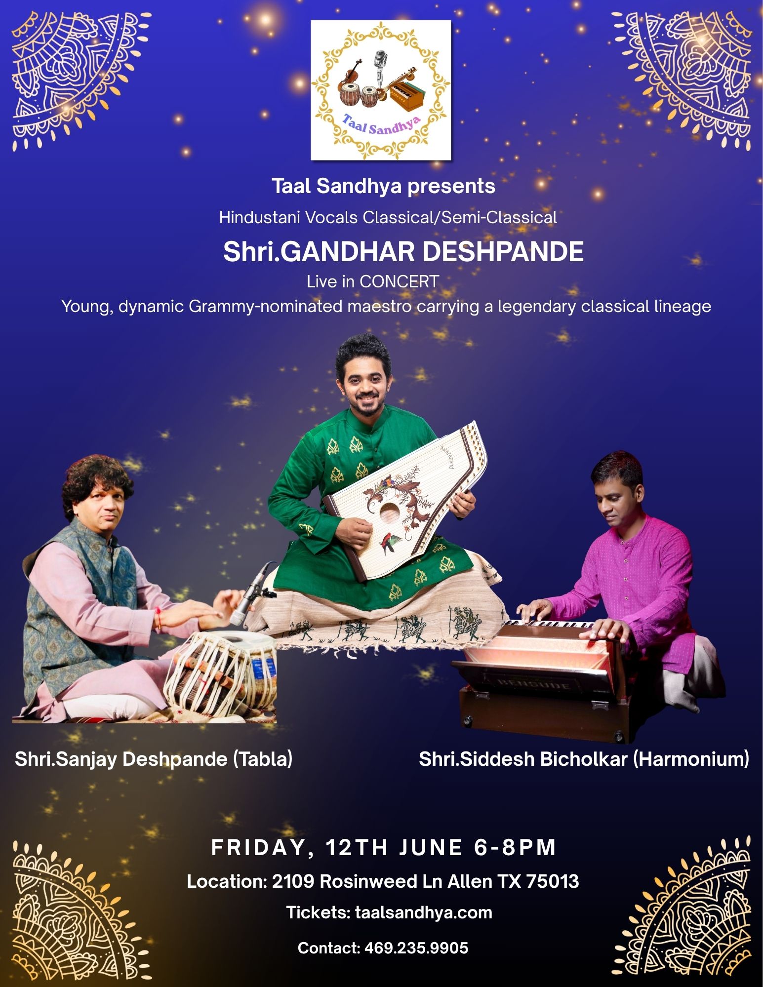 Shri. Gandhar Deshpande Live in Concert