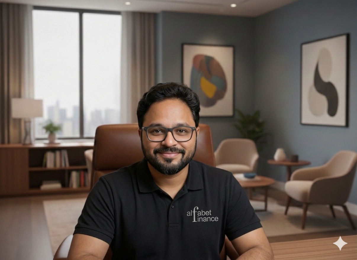 Hridyesh Mishra - Finance Coach in office