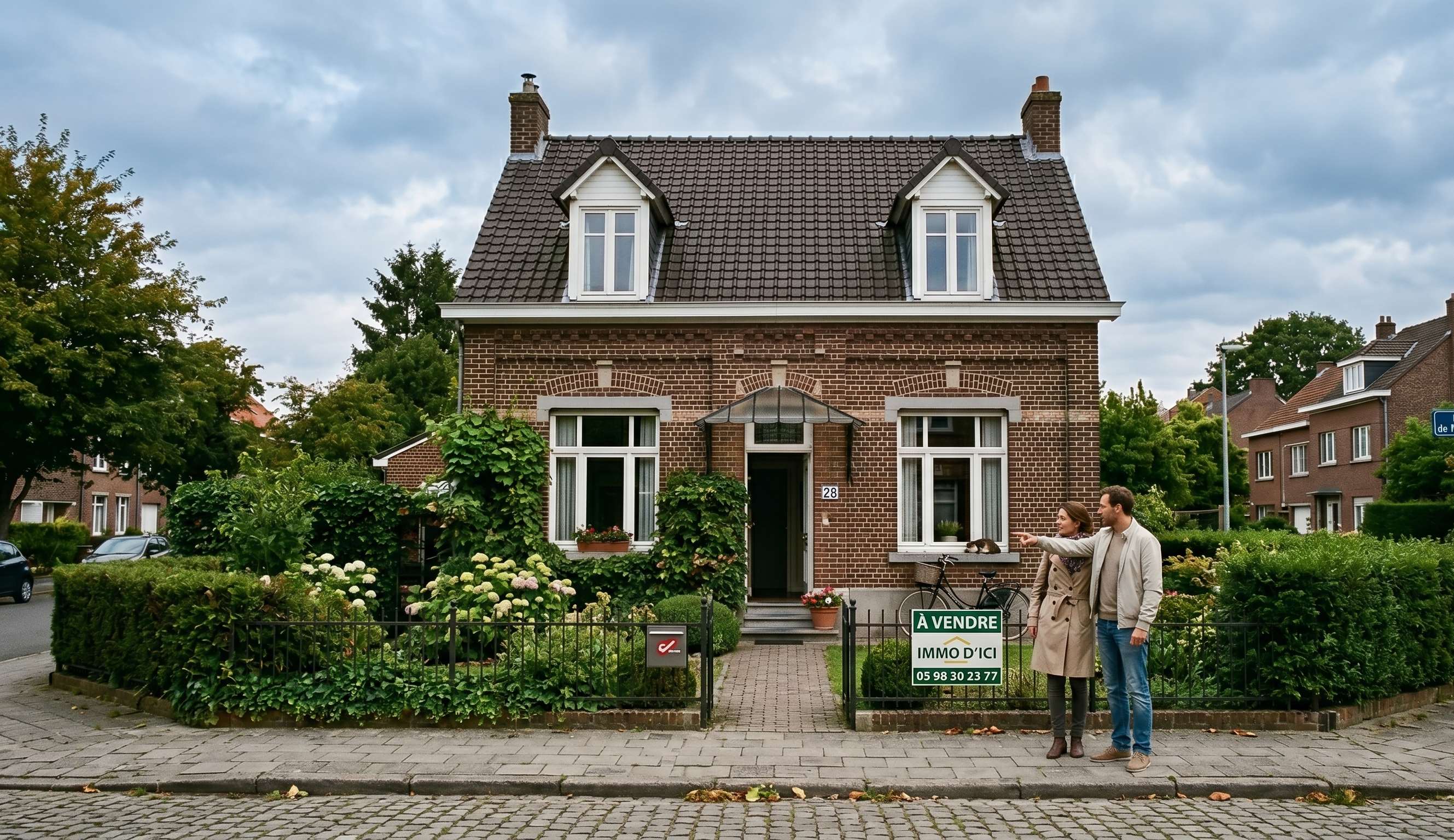 Conseiller financier accompagnant un couple pour un crédit