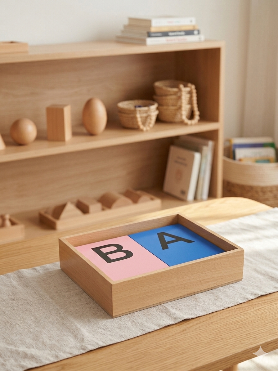Movable Alphabet — Oak Tray
