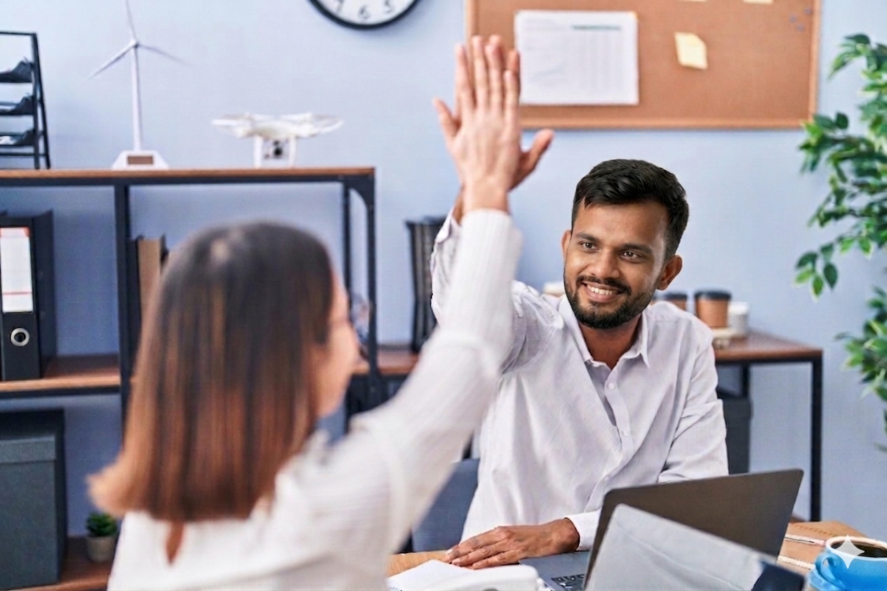 Team collaboration at Money Ventures Research