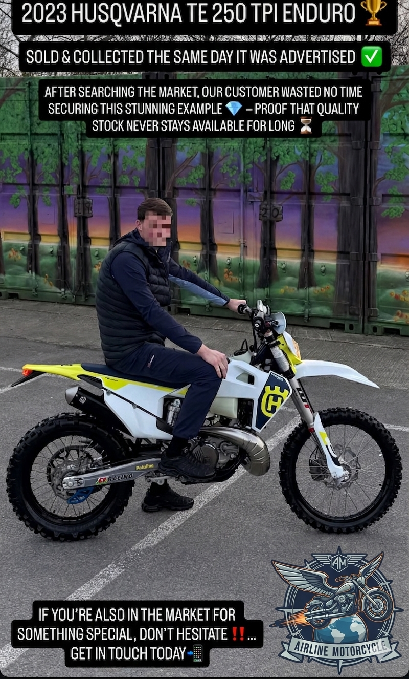 2023 Husqvarna TE 250 TPI Enduro - Sold same day