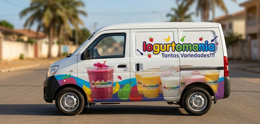 Viatura de entrega Iogurtomania